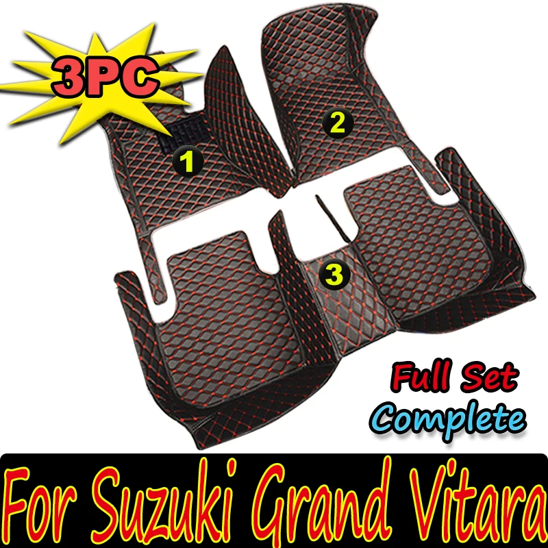 Автомобильные коврики для Suzuki Grand Vitara (четыре двери) 2007-2009 2010 2011 2012 2013 2014 2015 2016 2017 автоматические накладки для ног автомобильные